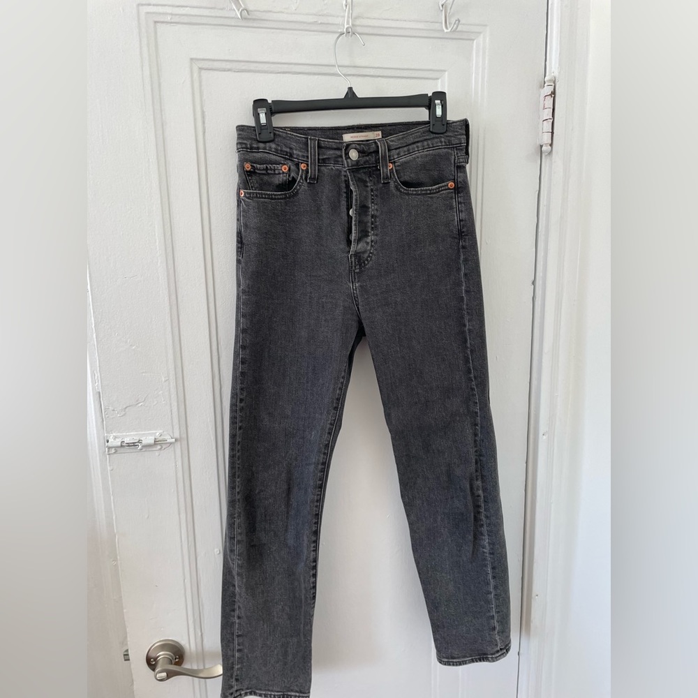 Black Levi Wedgie Jeans